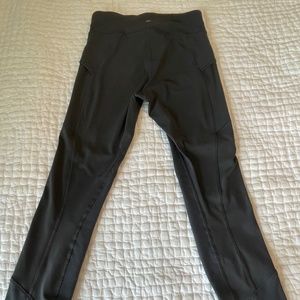 lululemon leggings, size 6, gray